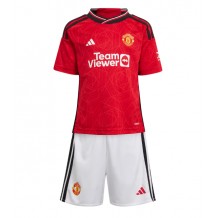 Manchester United Marcus Rashford #10 Hjemmedraktsett Barn 2023-24 Kortermet (+ Korte bukser)